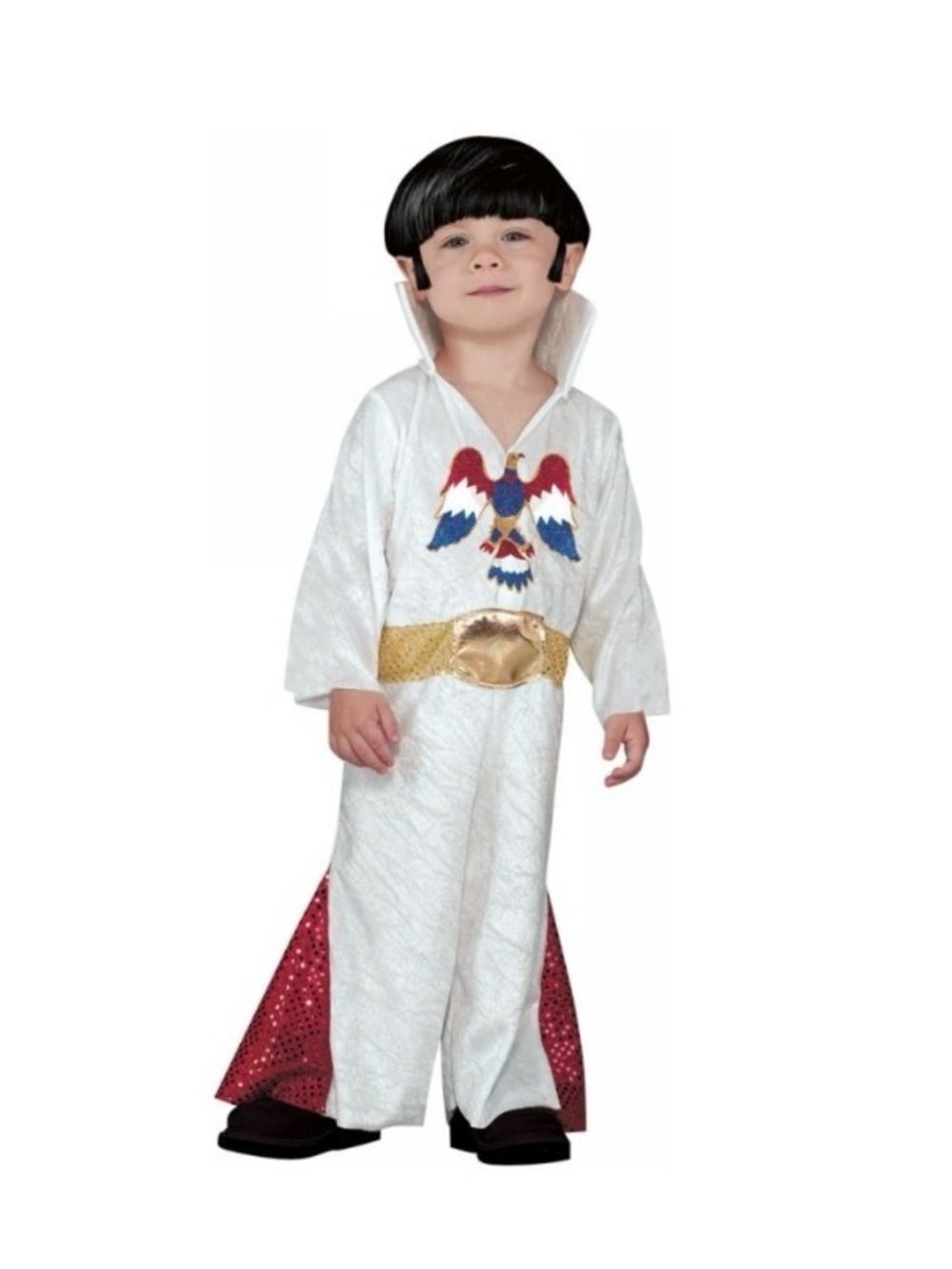NWT Fun World Lil' Elvis Presley Toddler Costume Size SM 1-2 Jumpsuit Only